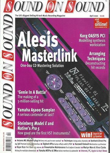 Sound magazine april - sound, on